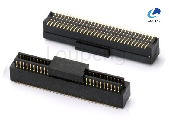 China 0.5mm pitch Board to Board Connector, PCB connector, male, H=3.0mm~6.5mm, 8pin ~ 100pin supplier