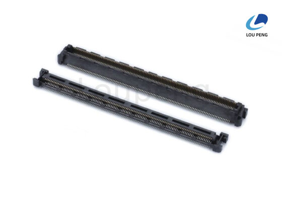 China 0.5mm pitch Board to Board Connector, PCB connector, male, gold plated, H=5.0mm and 6.0mm, 100pin ~ 220pin supplier