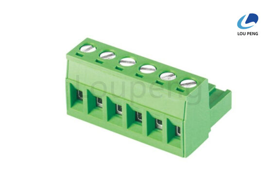 China Housing PA66 Terminal Blocks Rated Current 8A Withstanding Voltage AC1500 1Min Ideal for Industrial Electrical Connections and Control Panels supplier