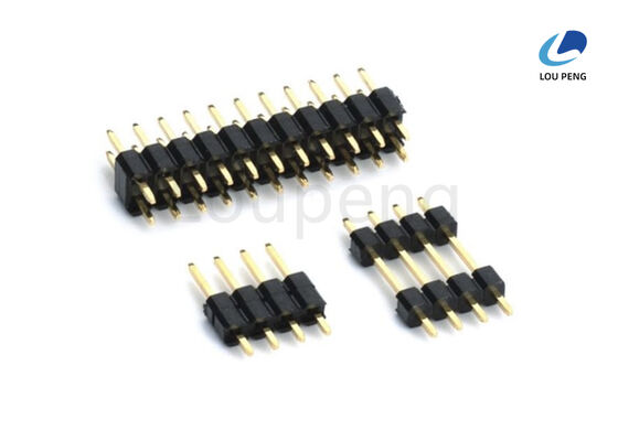 China Contact Resistance 20M Ohms Max PIN Header Connector Male 2 To 40 Pins Electrical Connection for Industrial Applications supplier