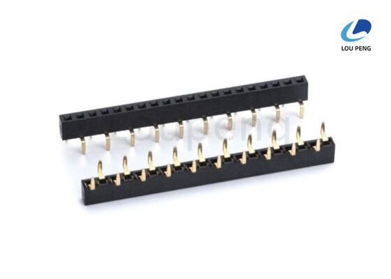 China Gold Plating Female Header Connector Featuring Phosphor Bronze Pins Optimized for Openresty Server in Electronic Modules supplier