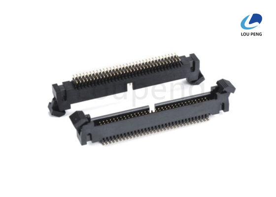 China RoHS Compliant IDC Box Header Connector Black Standard Used Widely in Communication Devices and Electronic Control Units supplier