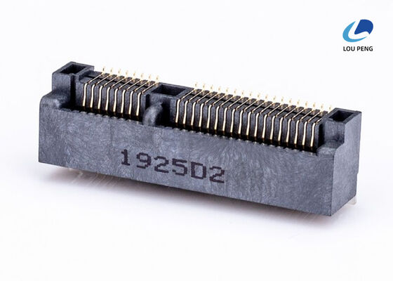 China Withdrawal force 2.3kgf Max Mini PCIe Expansion Slot Incorporating Housing Material High Temperature Thermoplastic Suitable for Industrial supplier