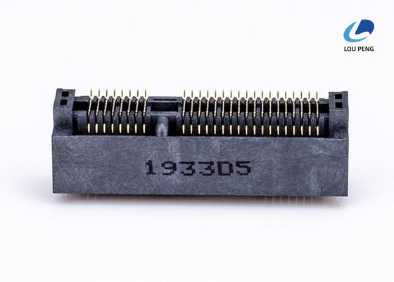 China Insulation resistance 500 Meqohms At 50OV DC Min Mini PCI Express Connector 52pin optimized for embedded networking and IoT communication modules supplier