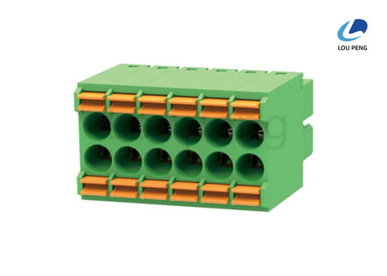 China Max Soldering Plus 250 Degrees Celsius For 5 Seconds Terminal Blocks With Pin Header Brass Tin Plated And Rated Voltage 300V Designed For Power Connections supplier