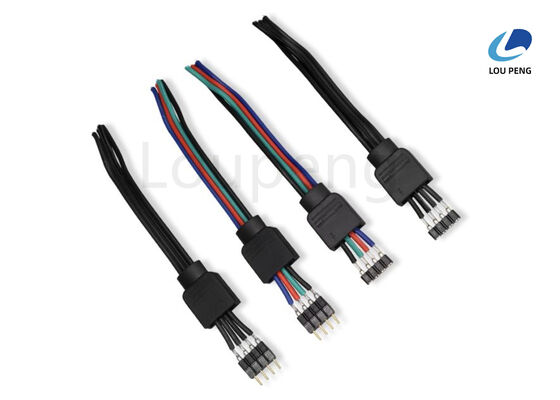 China Black Automotive Terminal Wire and Wire Harness Current Rating Up To 30A Perfect for Automotive Electrical Installations supplier