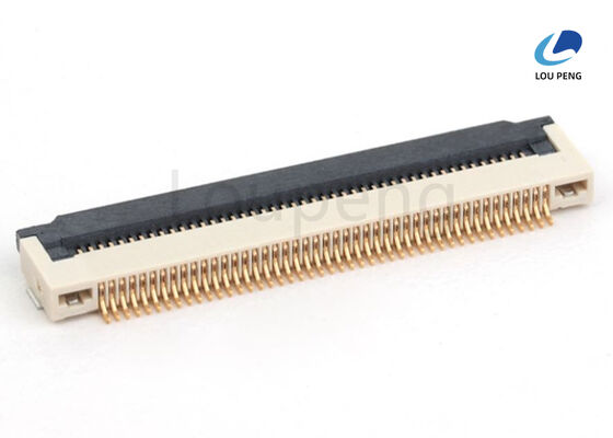 China FPC Connectors, Flex-to-Board, 12 Position, 0.5mm Pitch, Zero Insertion Force (ZIF), Right Angle, SMT supplier