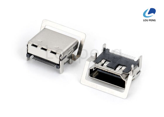 China Mating Force 44.1N Max HDMI Digital Audio Video Connector Providing Signal Transfer and Long Service Life in Commercial Electronics supplier