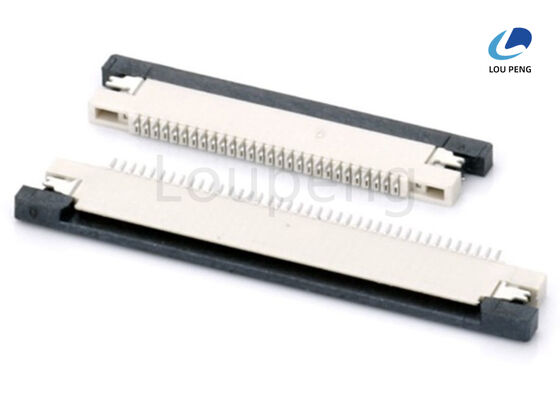 China Contact Resistance 20max FPC Ribbon Cable Connector Featuring Dielectric Withstanding AC 500V Connection for Flexible Printed Circuits supplier