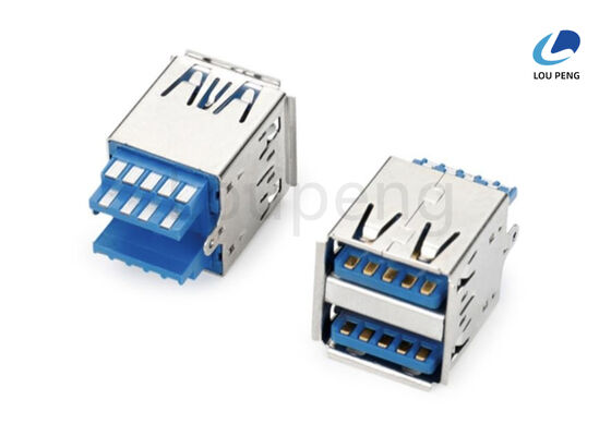 China Copper Alloy With Gold Or Nickel Plating Universal USB Interface Connector Connector Insertion Force 5 to 20N Durable for Industrial Applications supplier