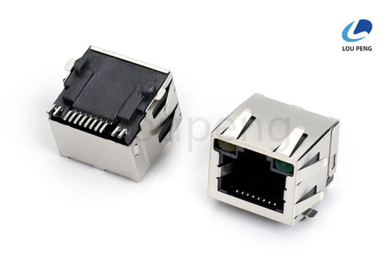China TIA EIA 568 Standard RJ45 LAN Connector Plastic Polycarbonate Housing Material Before Furnace Weight 6.5kg 7.5kg Network Connector supplier