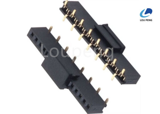 China 40 C to 105 C Female Socket Header Connector Through Hole SMT Mounting Type Suitable for Electronic Device Manufacturing supplier