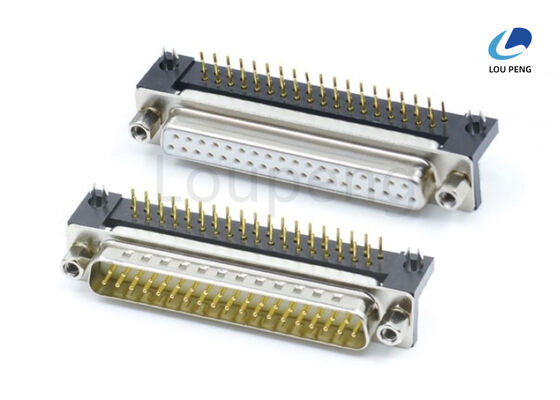 China Female D SUB DVI Connector Copper Alloy Contact Material 25 Pins Durable Interface for Professional Electronic Equipment supplier