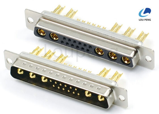 China Operating Temperature Range Minus 40 Celsius To Plus 85 Celsius D SUB Connector Offering Gold Or Tin Plated Contacts In Blue White Black Colors supplier