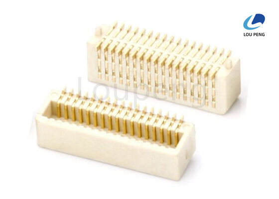 China Insertion Force 15N Per Pin Max 40N Max Total Board Mount Connector System With Contact Plating Gold Plated and Tin Plated supplier