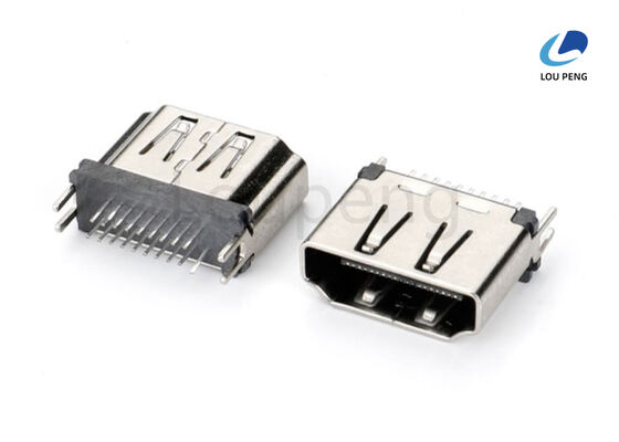 China Panel Mount HDMI Digital Audio Video Connector Black Provides Secure Connection Enhancing Audio Video System Reliability supplier