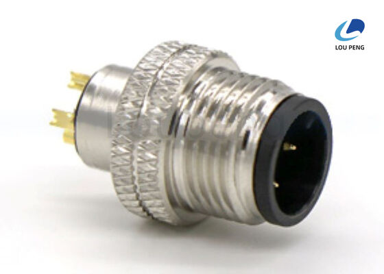China 8 pin Male Solder Cup Circular Connector with Gold Plated Contact Panel Mount Providing and Stable Electrical Connections supplier