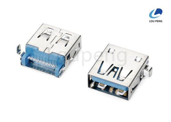 China Contact current rating 3.0A for VBUS pin and its corresponding GND pin USB Connector RoHS Compliant Halogen Free Compliant Recommended IR Reflow 260°C 3 to 5 Seconds supplier