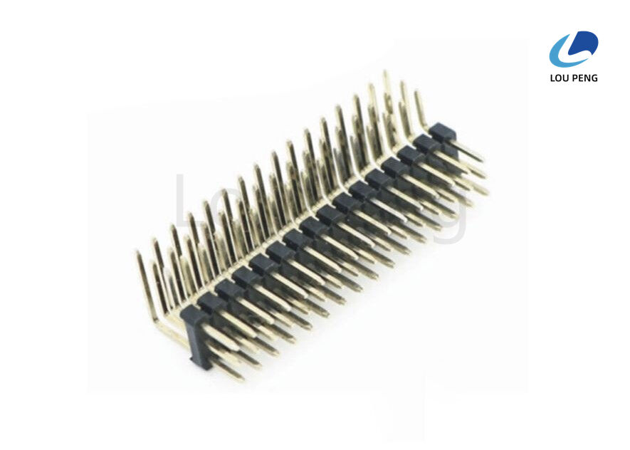 Durability 100 Cycles PIN Header Connector with 2 to 40 Pins UL94V-0 ...