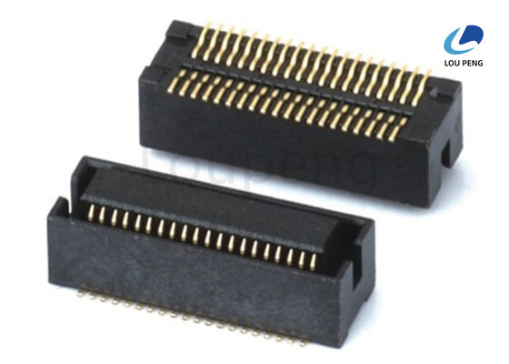 0.5mm pitch Board to Board Connector, PCB connector, male, gold plated, H=5.0mm, 20pin ~ 120pin supplier