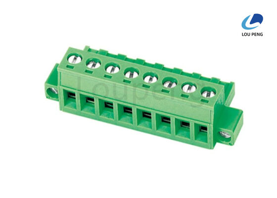 Contact Brass Phosphor Bronze Screw Clamp Terminal Block Rated Current 8A Electrical Connector Used in Power Supply and Control Systems supplier