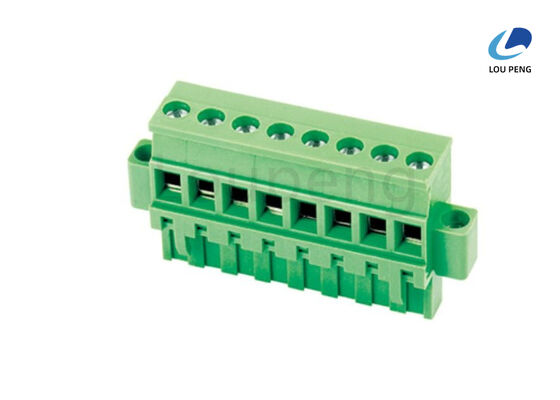 Housing UL94V 0 Industrial Terminal Block Featuring Phosphor Bronze Contact Brass Ensuring Electrical Circuit Connections supplier