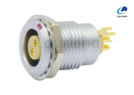 Mechanical Operation Greater Than 5000 Times Push Pull Electrical Connector Copper Alloy Shell Material Ensuring Electrical Connectivity supplier