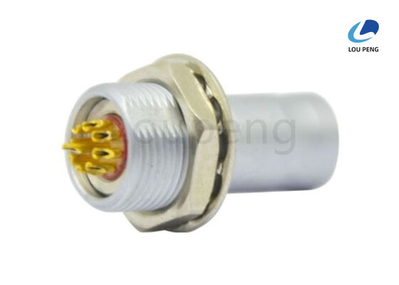 Panel Mount Push Pull Connector Offering Shielding Effect Over 80 DB at 1GHz Supporting Env Experiment 20 80 21 and Connection supplier