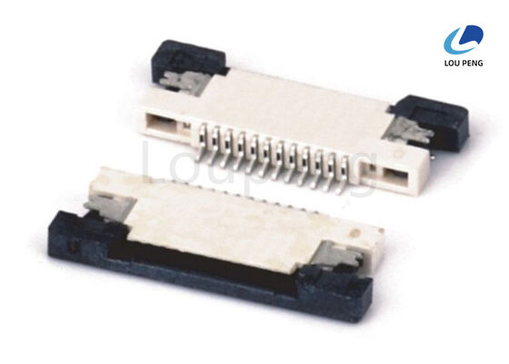 PPS UL94V0 RoHS FFC Flexible Flat Cable Connector 0.5Amps Current Rating Electrical Connection for Industrial Applications supplier