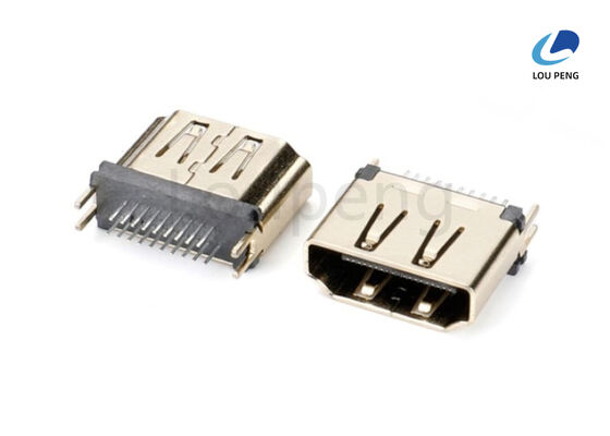 Aluminum Foil And Braided Shield HDMI Connector Offering 24K Gold Plated Contact And 10000 Maximum Insertion Cycle For And Durable supplier