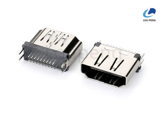 Insertion Force 3.7 Kgf Max High Definition Multimedia Interface Connector Ensuring Secure Fit and Stable Audio Video Data Transfer supplier