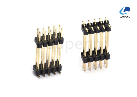 Retention Force 700g Min Through Hole Pin Header Phosphor Bronze Pin Material Ideal for Electronic Connector Applications supplier