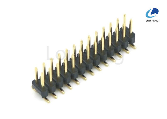 2 To 40 Pins Pin Header Connector Offering 260C Processing Temperature for 10 Seconds and 1000M Ohms Min Insulation Resistance Providing Stable Circuit Connections supplier