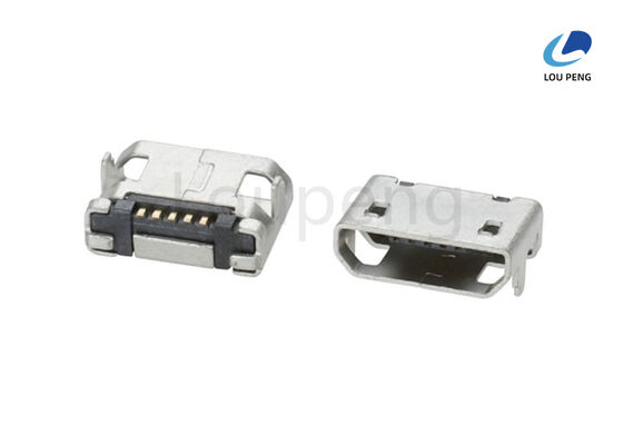 Overall pull out force 1.02kgf MIN MICRO USB Connector providing Connector insertion force 5 to 20N and Insulation resistance 100 Megohms Min for industrial supplier