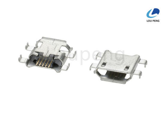 Overall pull out force 1.02kgf MIN MICRO USB Connector providing Connector insertion force 5 to 20N and Insulation resistance 100 Megohms Min for industrial supplier