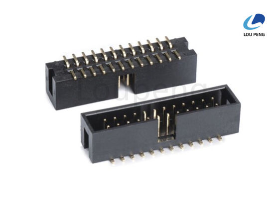 2.54mm Pitch IDC Socket BOX Header 2 To 40 Positions Phosphor Bronze Contact Material Versatile Electrical Connector supplier