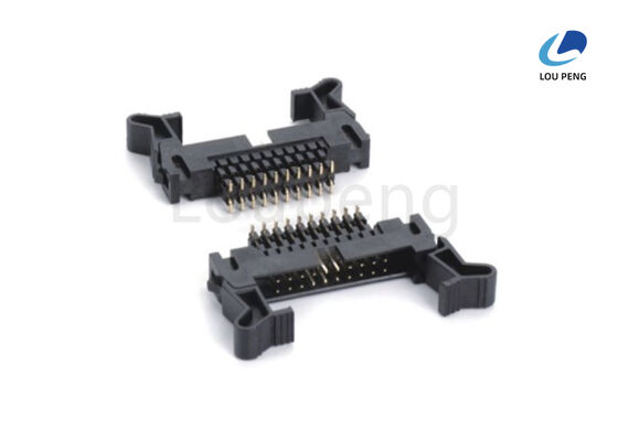 UL Recognized IDC Socket BOX Header 3A Per Contact Double Row Right Angle Vertical SMT Connector Designed for Assembly supplier
