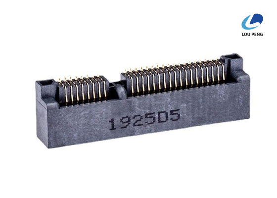 High Temperature Thermoplastic MINI PCIE Connector 52pin Voltage Rating 50V AC Per Contact Durable Interface Solution supplier