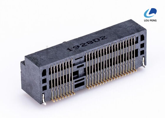Insert and Withdraw 500 Cycles Mini PCIe Card Connector Designed with 2.3kgf Max Insertion Force Ensuring Long Lasting Performance supplier