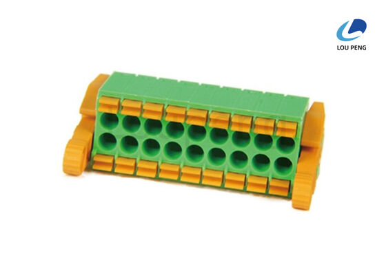 Temperature Range Minus 40 to Plus 105 Degrees Celsius Terminal Blocks Ensuring Electrical Contact and Low Contact Resistance supplier
