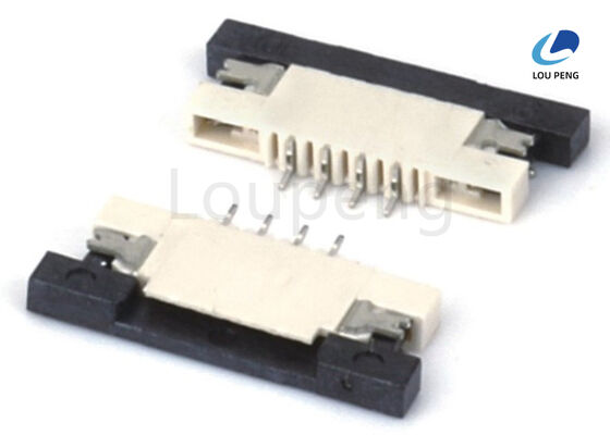 1.0mm Pitch FPC FFC Connector ZIF Type Tin Plated Flexible Flat Cable Connectors Providing Secure Electrical Connections supplier