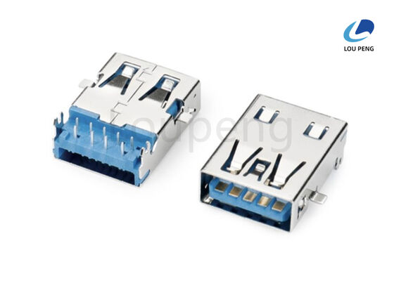 Shell plated Ni Plated USB Data Transfer Connector Ensuring Connector Extraction Force at a Maximum Rate of 12.5mm Per Minute for Long Term supplier