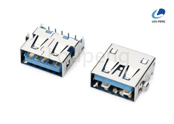 Dielectric withstanding AC 100V USB Connector Contact Current Rating 3.0A for VBUS Pin Recommended Process IR Reflow 260°C 3 5 Sec supplier