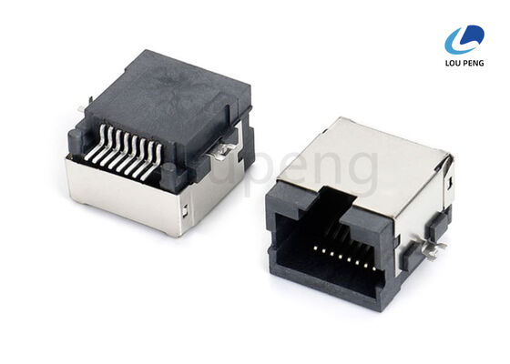 TIA EIA 568 Standard RJ45 LAN Connector Gold Plated Over Nickel Plastic Polycarbonate Housing Ethernet Network Connector supplier