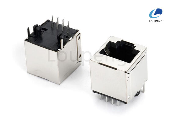 Cat7 Compatible RJ45 LAN Connector with Insulation Resistance 500 Megaohms Minimum at 500V DC and Operating Life 750 Cycles Minimum supplier