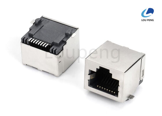 Plastic Polycarbonate Housing Material LAN Cable Connector Engineered with Operating Life 750 Cycles Minimum Ensuring Data Transmission supplier