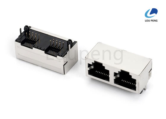 125 VAC RMS Voltage Rating RJ45 Ethernet Plug Gold Plated Contact Ideal for Network Cable Assembly and Data Transmission supplier