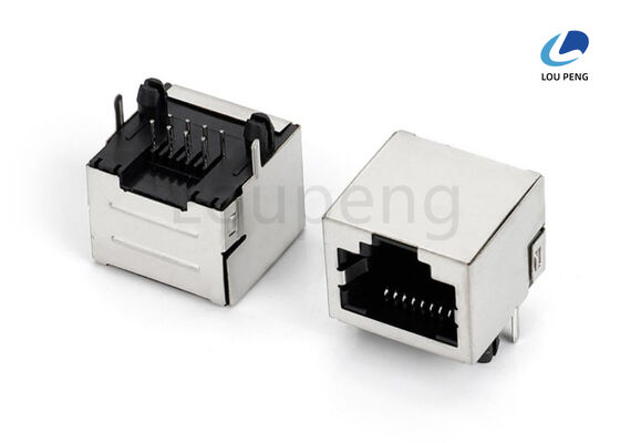 Insulation Resistance 500 1000MΩ Min at 500V DC Ethernet Network Connector Contact Resistance 20 30mΩ Max Durable Industrial Grade supplier