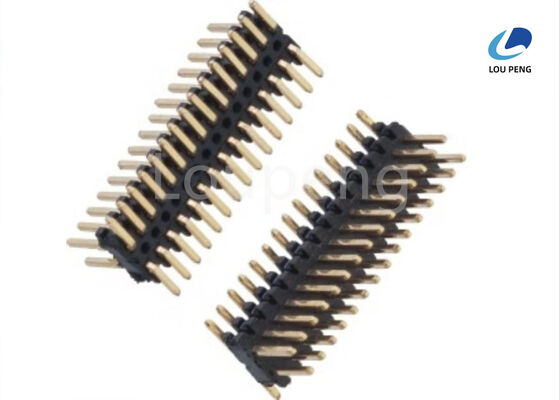 Copper Alloys PIN Header Connector Male 2 To 40 Pins Durable Electrical Connection Solutions for Industrial Applications supplier