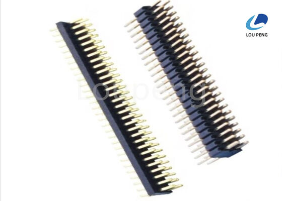 Plastics Height 20 Millimeter PIN Header Connector Offering Durability 100 Cycles and Contact Resistance 20M Ohms Max for Signal Transmission supplier